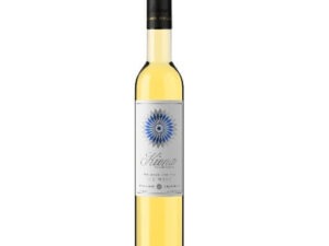 Kiona Chenin Blanc Ice Wine 2019 (375 ml); A long white rectangular label with a dark border.