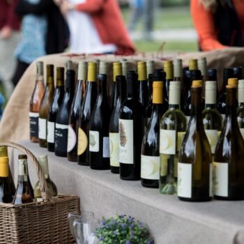Celebration Box;A picture showing many bottles of wine on a sales stand