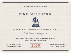 Fine Disregard Chalone Chenin Blanc 2020